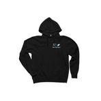 Moda Glo BMW Heart Logo Siyah Kapşonlu Sweatshirt Hoodie