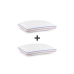 moda home bedding 2li Klimalı Soft Yastık,kapitone Mıkrofober Kumaş(BONCUK SİLİKON)1000gr