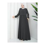 Moda İncir DÜĞMELİ CEPKENLİ FERACE TERLETMEZ KUMAŞ