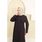 Moda İncir KISA UZUN TAŞLI FERACE 8013