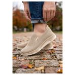 Moda Kadıköy Erkek Bej Triko Aqua Yazlık Sneaker Ayakkabı