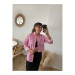 MODA Kadın Oversize Basic Uzun Gömlek