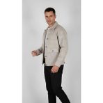 Moda Kaşe Pilot Cepli Erkek Mont - S - Kahve