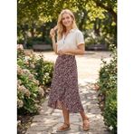 Moda Kaskorse Etek Bordo - XL
