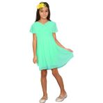 Moda Labio - Melek Kol Kız Çocuk Elbisesi Mint Yeşil - 3 - 4 Yaş