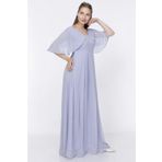Moda Labio Ml020300X Lila Melek Kol Kadın Elbise
