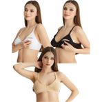 Moda Lady Pamuklu Bebek Emzirme Sütyeni - 85B - Renkli