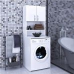 Moda Leo Banyo Çamaşır Makinası Dolabı 23DM024 - Beyaz