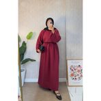 Moda Lippa Vişne Çürüğü Müslin Etekli Salaş Takım