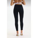 Moda Mark Real Kadın Kot Tayt Pantolon Beli Lastikli / Toparlayıcı /yüksek Bel /büyük-Küçük-Beden Konfor Kesim - XL - Siyah