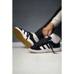 Moda Mio Black Campus 00S Spor Ayakkabı+Çorap Bağcık - Siyah