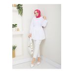 moda periy kadın modest yazlık Bebe Yaka Tesettür Tunik