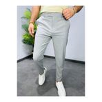 MODA PREMİUM PAMUK LİKRALI KUMAŞ PANTOLON GRİ