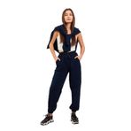 Moda Tuğram Lacivert Oversize Bel Ve Paça Lastikli Eşofman Altı LACİVERT 44