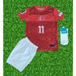 Moda Türkiye A Milli Takım 2026 Kenan Yıldız Kırmızı Çocuk Forması 3'lü Set - 3 - 4 Yaş