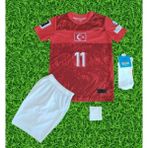 Moda Türkiye A Milli Takım 2026 Kenan Yıldız Kırmızı Çocuk Forması 4'lü Set - 5 - 6 Yaş