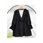 MODA VEDAT Yaka Fırfırlı Yan İp Bağlamalı Kimono -5066