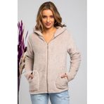 MODA VUSLAT Bej Polar Hırka