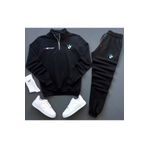Moda Wear Unisex Bmw Baskılı Yarım Fermuarlı Sweatshirt Eşofman Altı Takım Bmw baskılı