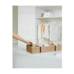 Moda West 4 Parça Çekmece Içi Dolap Çamaşır Düzenleyici Çocuk Odası Katlanır Saklama Kutusu Organizer Set A7 TM-030