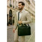 Moda West Prekapitone55 Premium Kapitone Desen 15" & 16"inç Laptop Notebook Tabletlere Uyumlu Evrak Dosya Bilgisayar Çantası