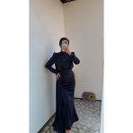 moda zeynaa DEFNE TESETTÜR SATEN ABİYE