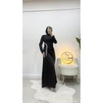 moda zeynaa Hüma Saten Tesettür Kadın Abiye