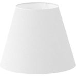 MODA35 Beyaz Lambader Başlığı Çap 35 cm Kumaş Konik LB808