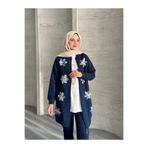 moda4b kadın tesettür takım 3 Parça, iki iplik kumaş n-05420 _ laci