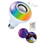 Modaba Gece Lambası Bluetooth Hoparlör Rgb Ledli Lamba Kumandalı Mp3 Çalar Ampul Renkli Ampul