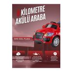 modabebekler İSME ÖZEL PLAKA Audi Uzaktan Kumandalı 12v Akülü Araba E-drive
