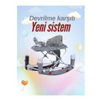 modabebekler Yeni nesil Kiddy Yürüteç Sallanır Müzikli Oyuncaklı Bebek Yürüteç Örümcek