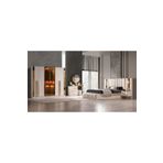 modacalite Şömineli Yatak Odası Takımı %100 Mdf (BAZA VE BENCH HEDİYELİ)