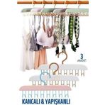 Modacar 3 Lü Sütyen Askısı Dolap İçi Şal Kravat Kemer Çanta Askısı