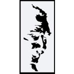 Modacar 423621 Atatürk Siluet Siyah Sticker