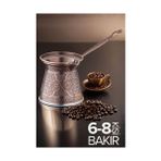 Modacar 6-8 Kişilik Xl Bakır Cezve İndüksiyon Tabanlı