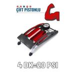 ModaCar Ayaktan Çift Pistonlu Lastik Şişirme Pompası
