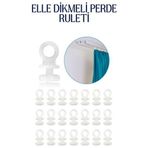 Modacar Elle Dikmeli Perde Ruleti 38 Adet