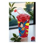Modacar Pipetli Superman Lisanlı Çocuk Bardağı
