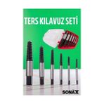 Modacar Ters Kılavuz 6 Lı Set Saf Çelik Kırık Civata Vida Sökücü Kırılmış Vida Civata Sökme Aparatı