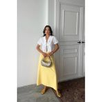 Modadua Beyaz Yakası Dantelli Gömlek