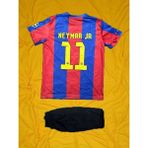 Modajur Neymar 11 Barcelona Bordo Alt Üst Şort Tişört Çocuk Forma Takım