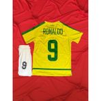 Modajur Ronaldo Alt Üst Çocuk Şort Tişört Forma Sarı Yeşil - 10 - 11 Yaş
