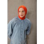 Modakaşmir Cosy Cotton Serisi Şal Dinamik Turuncu