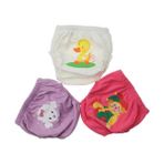 Modakids 035-60155-003 9 - 12 Ay Kız Bebek Sevimli 3'Lü Alıştırma Külodu