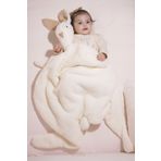 Modakids Sevimli Tavşancık Bebek Çocuk Battaniyesi Kışlık Peluş Welsoft Tavşan Battaniye