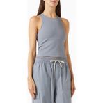 Modal Pose Plyo Tank Top, Nemi Çeker & Nefes Alır, Spor ve Günlük Kullanım - Açık Mavi