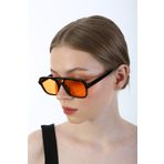 ModaLand Luce Yeni Sezon Turuncu Cam Unisex Güneş Gözlüğü