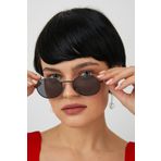 ModaLand Siyah Retro Özel Tasarım Elips Unisex Model Güneş Gözlüğü