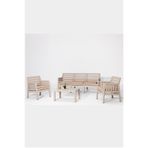 Modalife Lara Home 3+1+1 S Bahçe Takımı - Cappucino